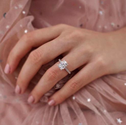 Ethical Sustainable Affordable Lab Grown Diamond Trilogy Engagement Rings UK