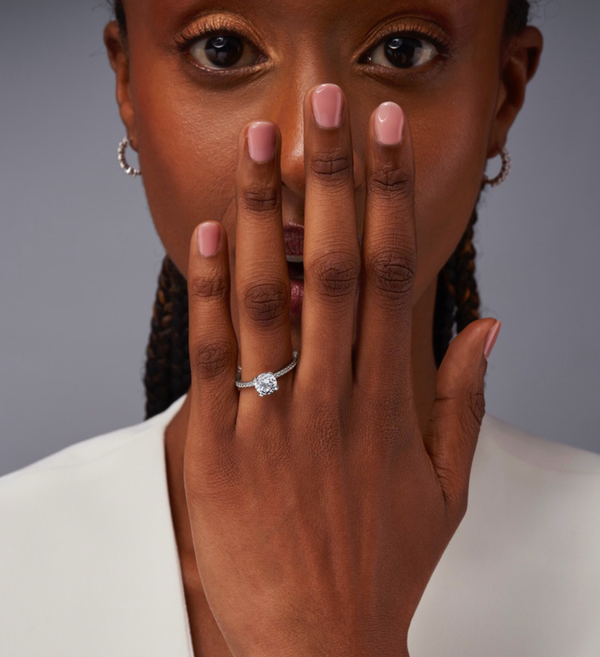 Ethical Sustainable Affordable Lab Grown Diamond and natural diamond Engagement Rings and ring sizing adviceUK